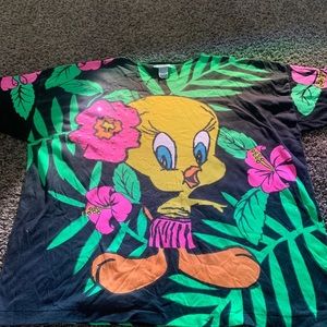Sunday Comics vintage Tweety bird shirt Medium